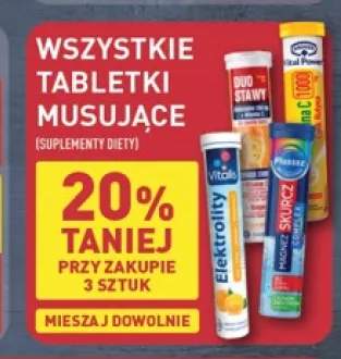 Tabletki musujące +4 warianty