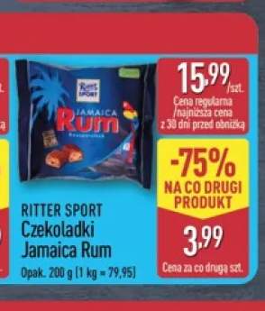 Czekoladki Ritter Sport Jamaica Rum