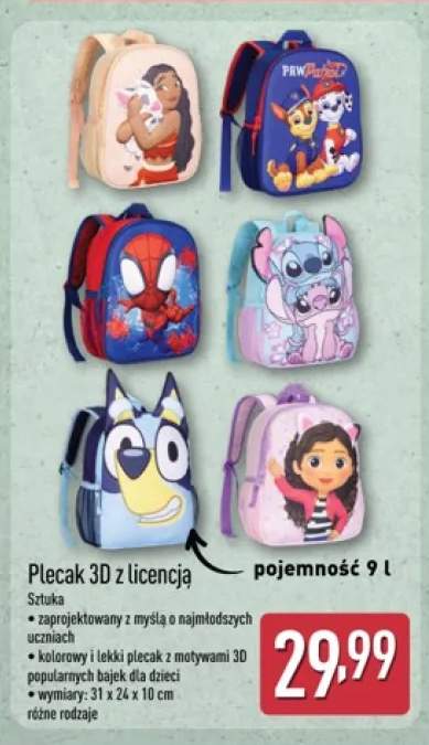 Plecak 3D z licencją 9 l
