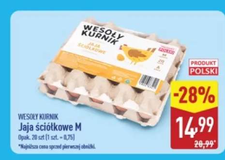 Jaja ściółkowe M Wesoły Kurnik