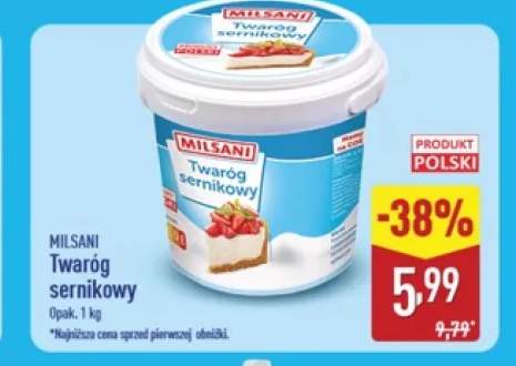 Twaróg sernikowy Milsani