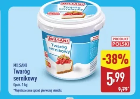 Twaróg sernikowy Milsani