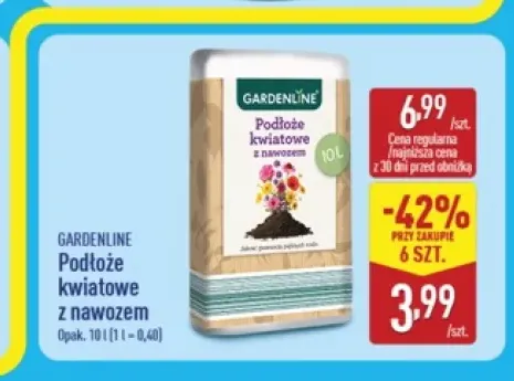 Podłoże kwiatowe z nawozem Gardenline