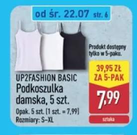 Podkoszulka damska UP2FASHION BASIC 5-pak