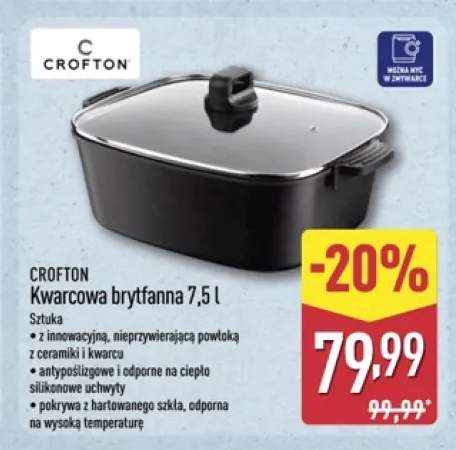 Kwarcowa brytfanna Crofton