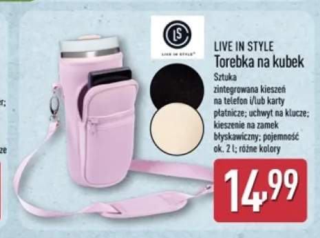 Torebka na kubek LIVE IN STYLE