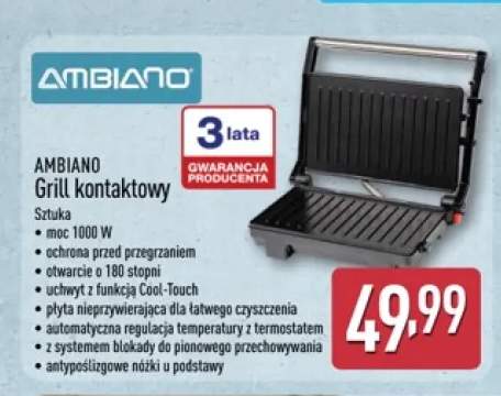 Grill kontaktowy Ambiano