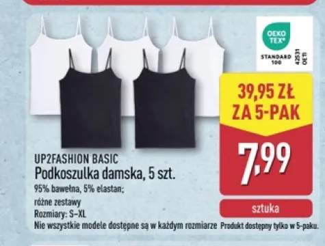 Podkoszulka damska UP2FASHION BASIC 5-pak