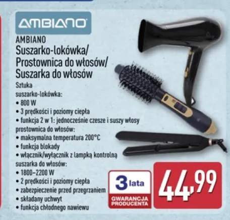 Suszarko-lokówka Ambiano +1 wariant