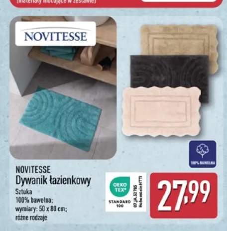 Dywanik łazienkowy Novitesse