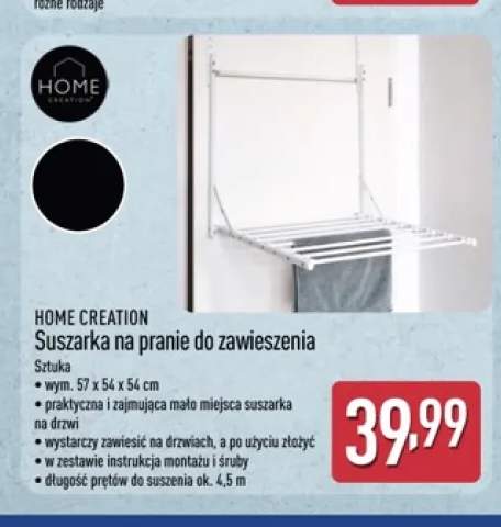 Suszarka na pranie do zawieszenia Home Creation