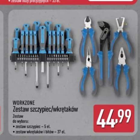Zestaw szczypiec WORKZONE 5-elementowy