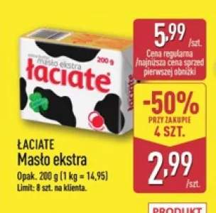 Masło ekstra Łaciate