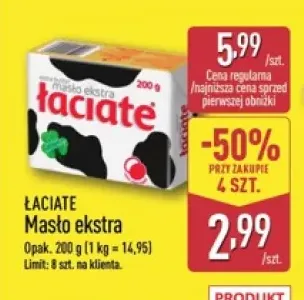 Masło ekstra Łaciate