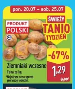 Ziemniaki wczesne polskie