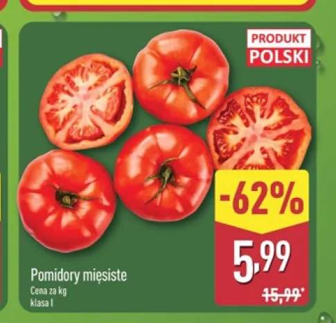 Pomidory mięsiste polskie klasa I