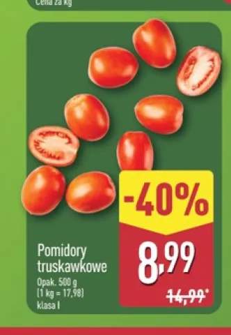 Pomidory truskawkowe klasa I