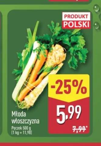 Młoda włoszczyzna polska