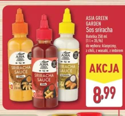 Sos sriracha klasyczny Asia Green Garden +3 warianty