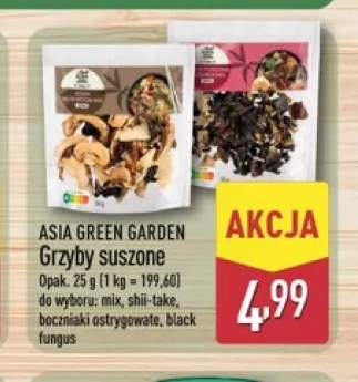 Grzyby suszone Asia Green Garden Mix +3 warianty