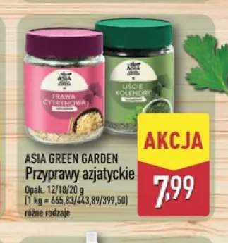 Przyprawy azjatyckie Asia Green Garden Trawa cytrynowa +1 wariant