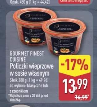 Policzki wieprzowe w sosie własnym Gourmet Finest Cuisine