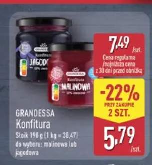 Konfitura jagodowa Grandessa +1 wariant