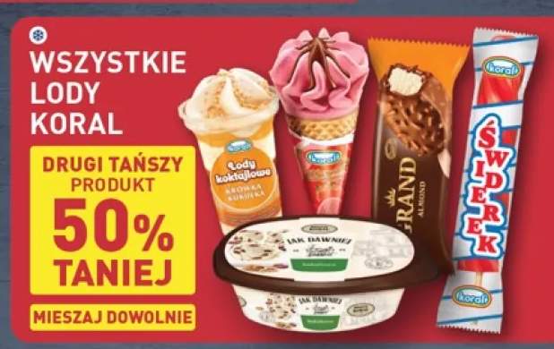 Lody Koral +4 warianty