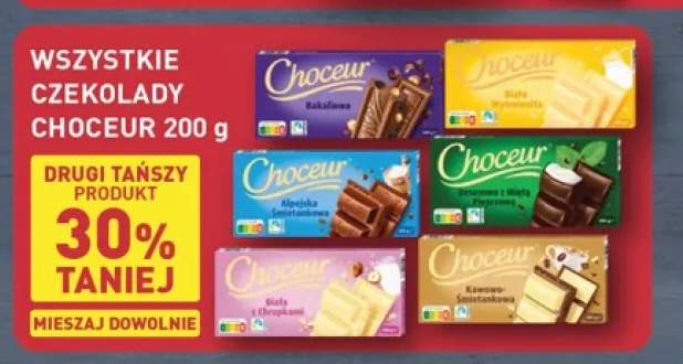 Czekolada Biała Wyśmienita Choceur +5 wariantów