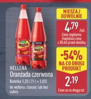 Oranżada czerwona Hellena classic +1 wariant