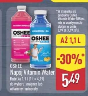 Napój Oshee Vitamin Water magnez i witaminy