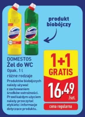 Żel do WC Domestos żółty