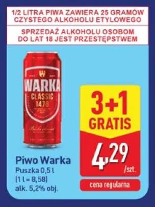 Piwo Warka Classic
