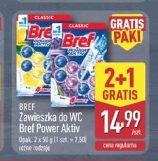 Zawieszka do WC Bref Power Aktiv Lavender +1 wariant