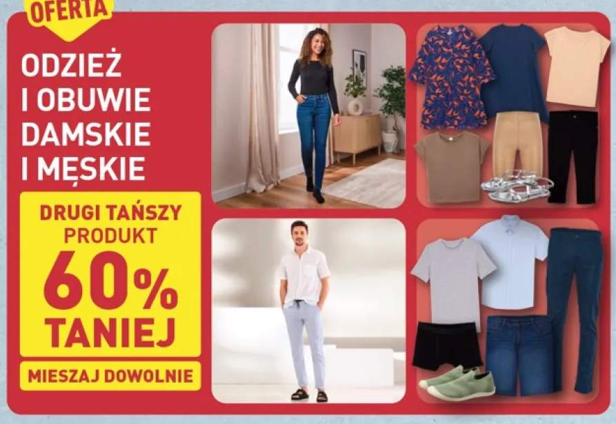 Odzież i obuwie damskie i męskie