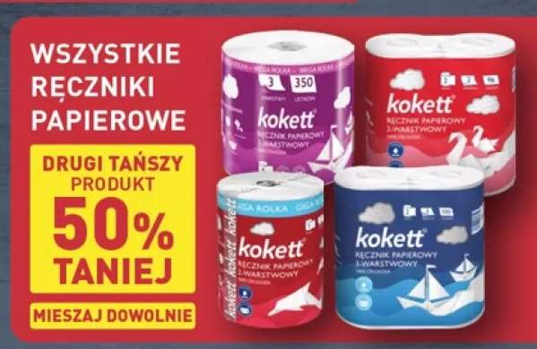 Ręczniki papierowe Kokett +4 warianty
