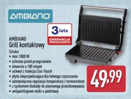Grill kontaktowy Ambiano
