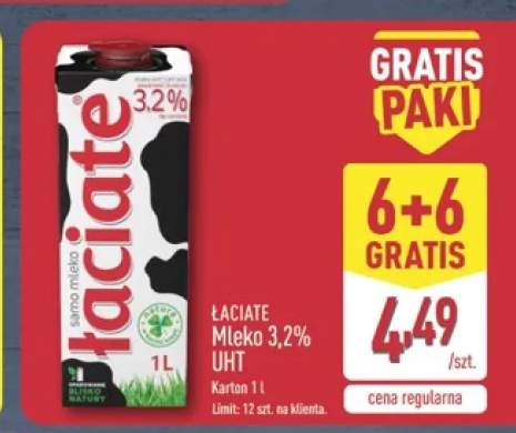 Mleko Łaciate 3,2% UHT