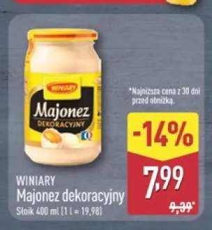 Majonez dekoracyjny Winiary