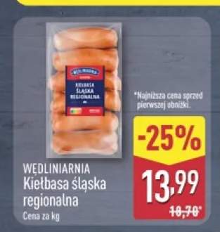 Kiełbasa śląska regionalna Wędliniarnia