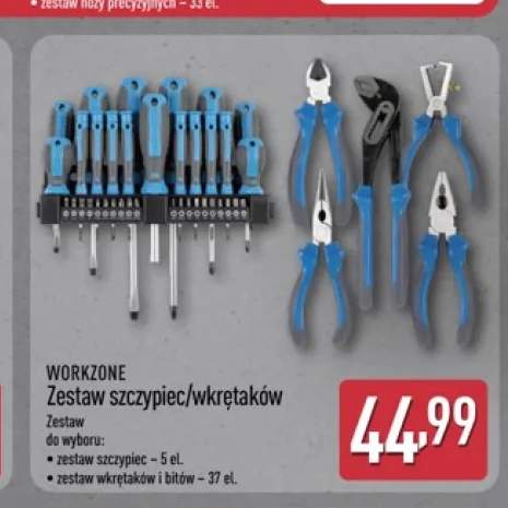 Zestaw szczypiec 5-elementowy WORKZONE +1 wariant
