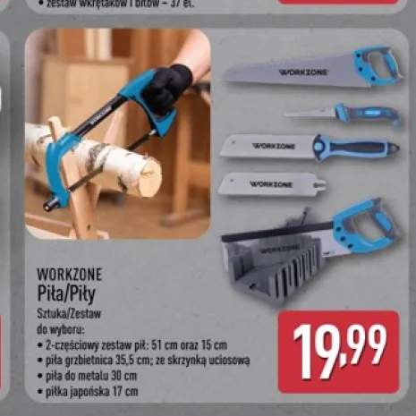 Zestaw pił 2-częściowy WORKZONE +3 warianty