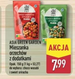 Mieszanka orzechów z dodatkami sweet sriracha Asia Green Garden +1 wariant