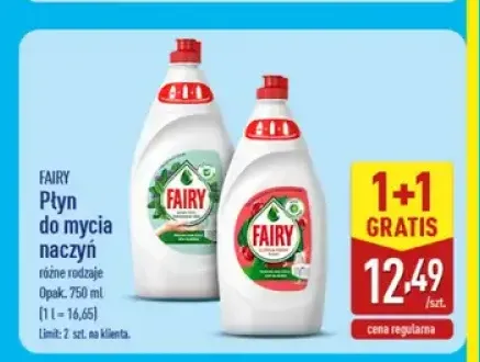 Płyń do mycia naczyń Fairy Lemon +1 wariant