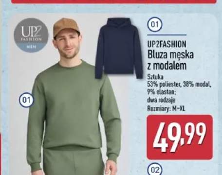 Bluza męska z modalem UP2FASHION