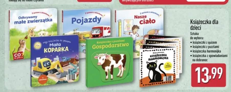 Książeczka dla dzieci harmonijka +2 warianty