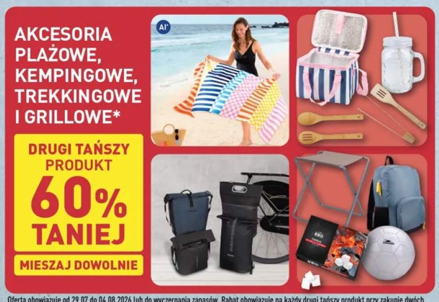 Akcesoria plażowe kempingowe trekkingowe i grillowe