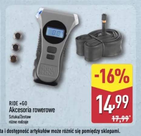 Akcesoria rowerowe Ride +Go dętka rowerowa +1 wariant