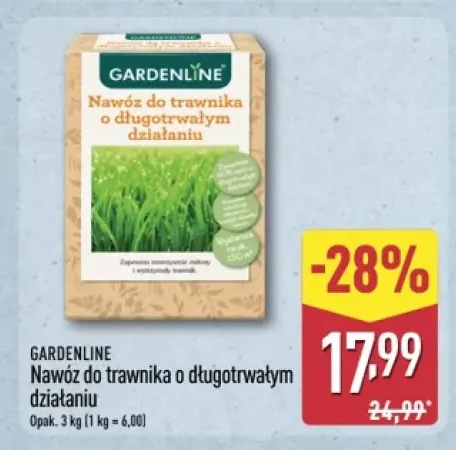 Nawóz do trawnika o długotrwałym działaniu Gardenline
