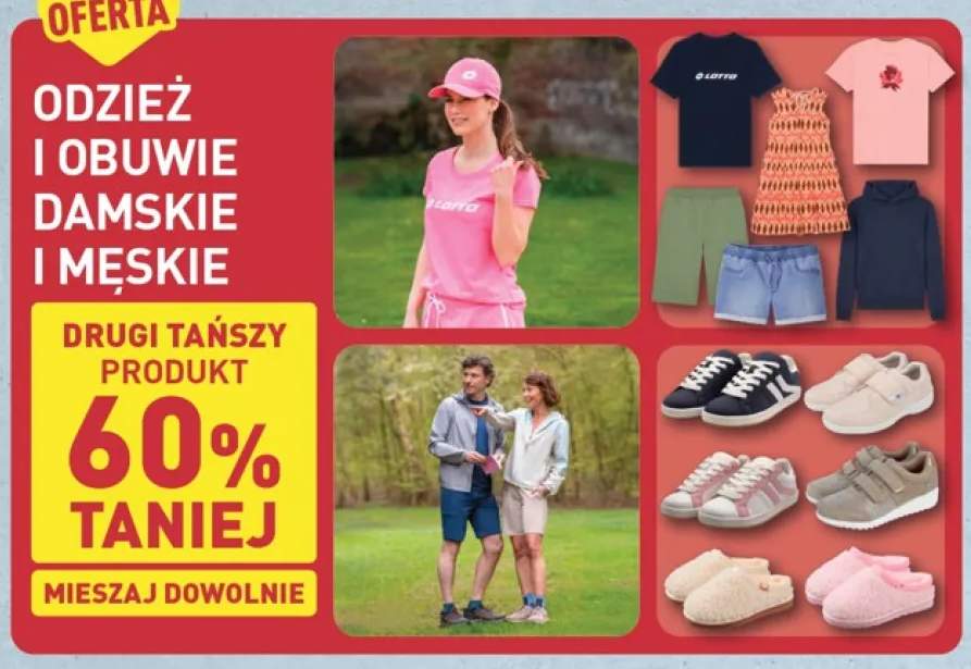 Odzież i obuwie damskie i męskie